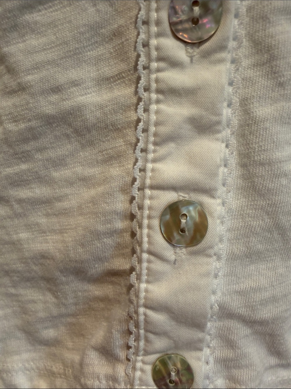 Dylan white button down sleeveless top - Picture 7 of 7